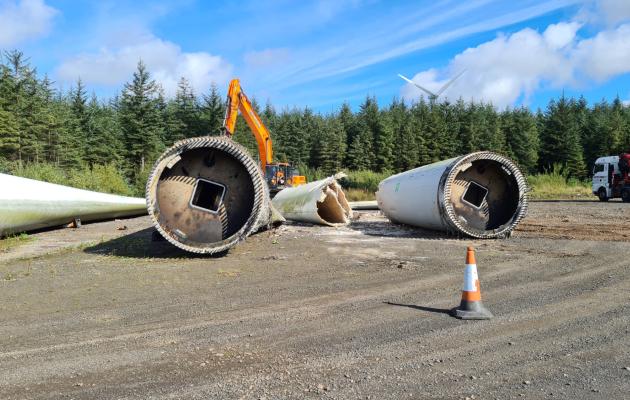 decommissioning a wind turbine