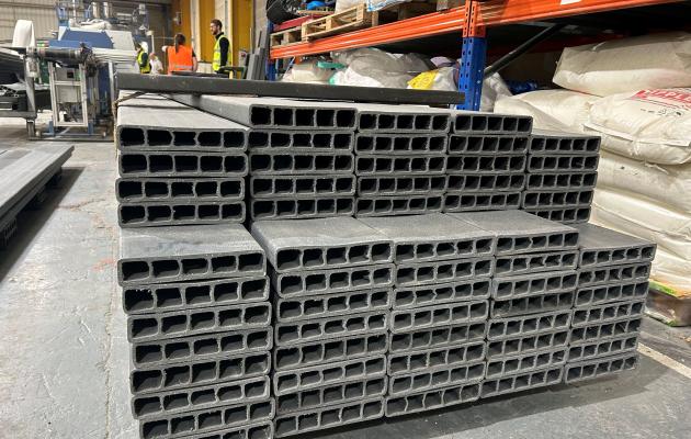 BladeBoard planks made from old wind turbine blades