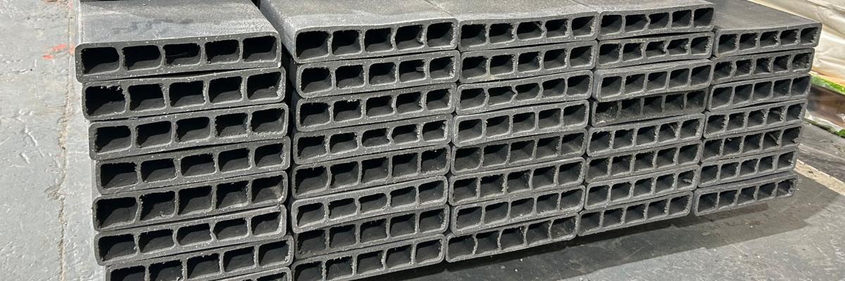 BladeBoard planks made from old wind turbine blades